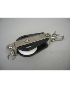 HYE Offshore blok, 1-schijfs, hondsvot, draaiwartel, 13 mm