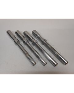 Korvijnagels, messing verchroomd, 130 mm