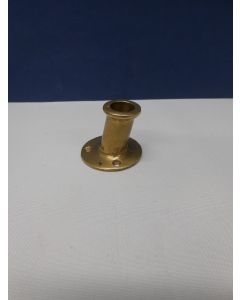 Vlaggenstokhouder, schuin (15 graden), messing, 16 mm