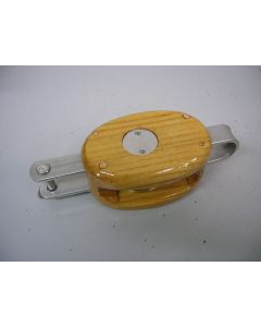 Authentieke Haakbout, messing verchroomd, 9 x 71 mm