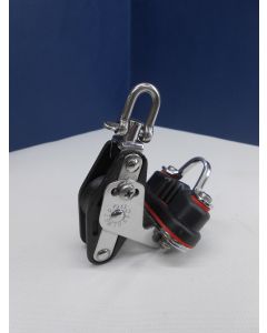 Sprenger mini blok, 1-schijfs + klem, hondsvot, kogellagers, draaiwartel, 8 mm