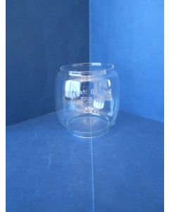 Stormlampglas, o.a. voor FH275, Jena-er Glas, met opschrift