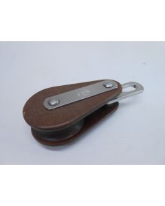 Blok, 1-schijfs, oogplaat, 13 - 14 mm
