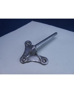 Authentiek Roerbeslag, Spiegelbeslag, 8 mm pen, Holt-Allen HA19, Aluminium