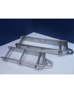 Roerbeslag, Spiegelbeslag, Vingerling, 8 mm, 37 mm, set 2 stuks