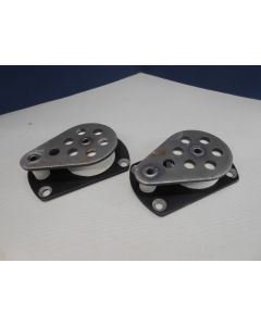 OH - Marine Keerblok, Dekblok, Schildpadblok, 10 - 12 mm, set van 2 stuks