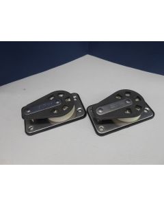 Barton keerblok, Dekblok, Schildpadblok, 10 mm, set van 2 stuks