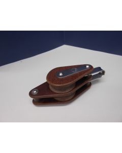 Blok, 2-schijfs, hondsvot, 12 - 13 mm