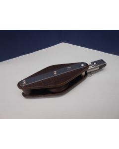 Blok, 1-schijfs, hondsvot, draaiwartel, 13 - 14 mm