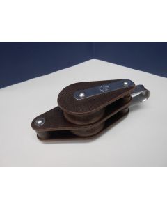 Blok, 2-schijfs, hondsvot, 13 - 14 mm