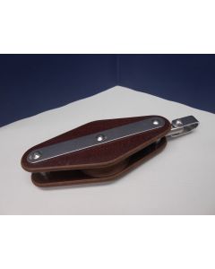 Blok, 1-schijfs, hondsvot, draaiwartel, 14 - 16 mm