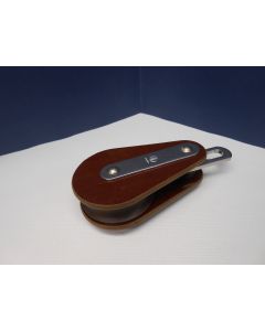 Blok, 1-schijfs, oogplaat, 14 - 16 mm