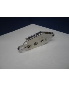 Fico RVS Vioolblok + V-klem, hondsvot, 6 - 8 mm, o.a. talieblok, neerhalerblok