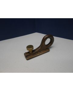 Authentieke Davey Oogslede, 5,5 x 25 mm, brons, voor o.a. Spinaker, Dekslede, Reeflijn, Lijkstrekkers, etc.