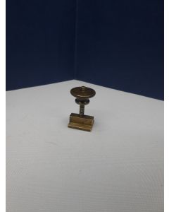 Schuifje met moer, voor U-rail, brons