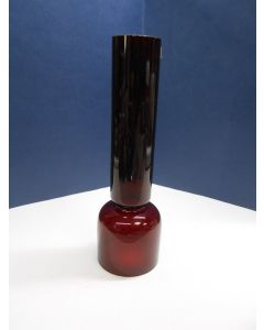 Kneepglas, Kosmos glas, 14''', 53 x 170 mm, rood glas