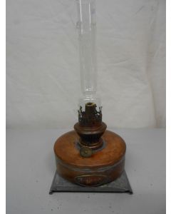 Olielamp / reservoir voor scheepslamp Toplicht, roodkoper